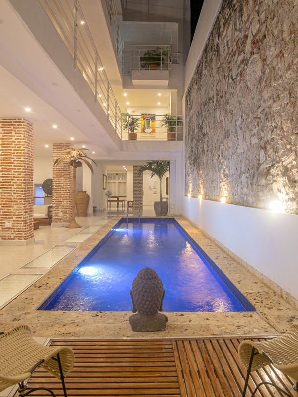 Main Living room with in door pool