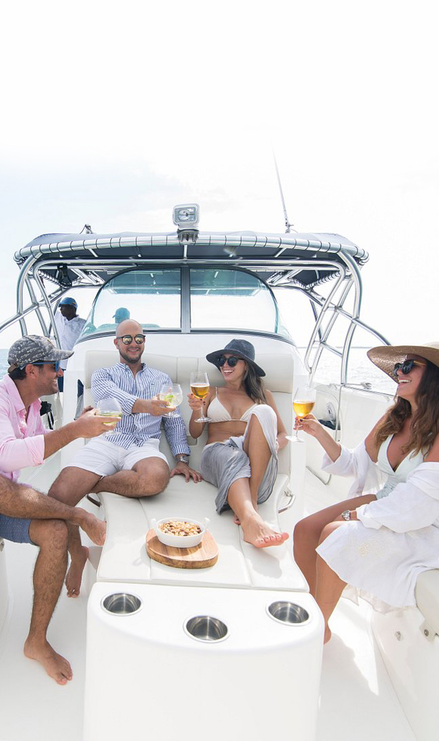 Clients on Yacht Image